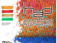Tablet Screenshot of hancockartanddesign.com